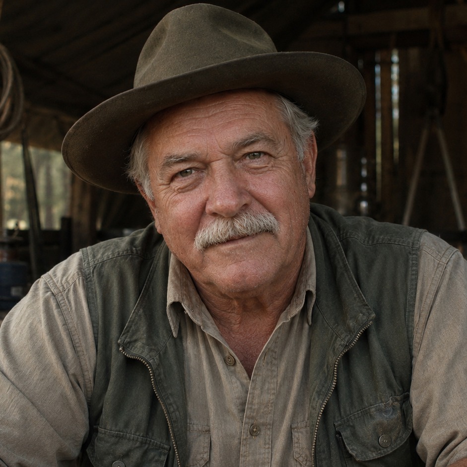 Walt at the camp