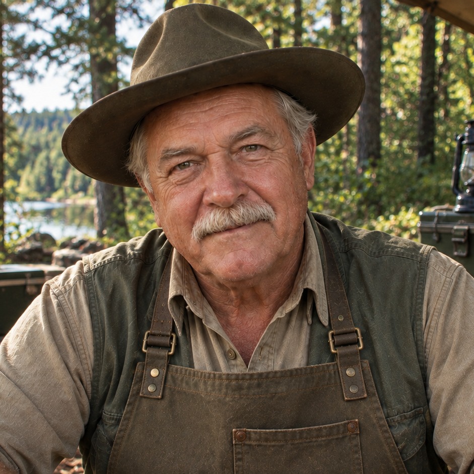 Walt at the fire